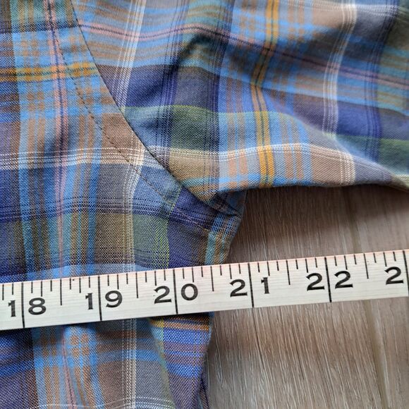 Vintage Pen West Country Traditionals by Pendleton Shirt Short Sleeve Plaid M - Picture 6 of 8